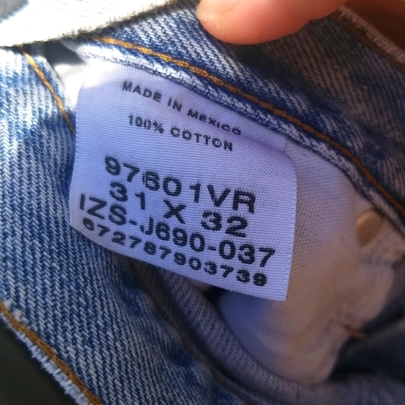 🇺🇦 Classic Y2K Rare Jeans Light Wash 90s - Picture 10 of 10